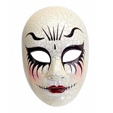   COMMEDIA DELL'ARTE CRACKED WOMAN MASK