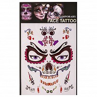 o Skeleton Face Tatoo