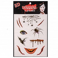  Spider Face Tatoo