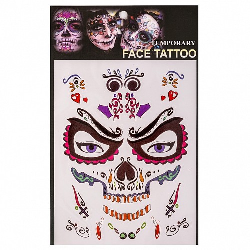 o Skeleton Face Tatoo