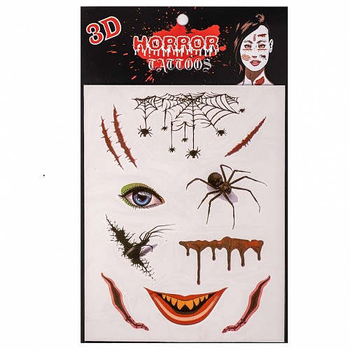  Spider Face Tatoo