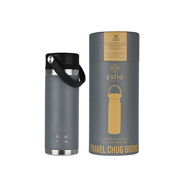  TRAVEL CHUG SAVE THE AEGEAN 500ml FJORD GREY