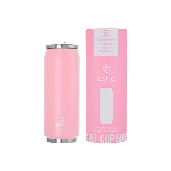  TRAVEL CUP SAVE THE AEGEAN 500ml BLOSSOM ROSE