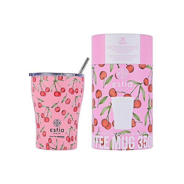  COFFEE MUG SAVE THE AEGEAN 350ml CHERRY ROSE
