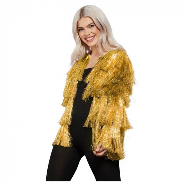  Jacket Fever Tinsel Festival Gold Large