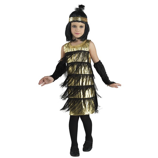   Gold Flapper 20's 8 