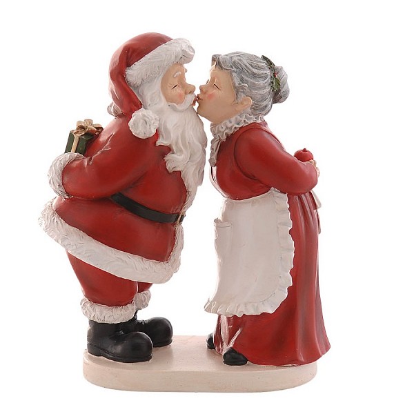  Santa Kissing Mrs Santa
