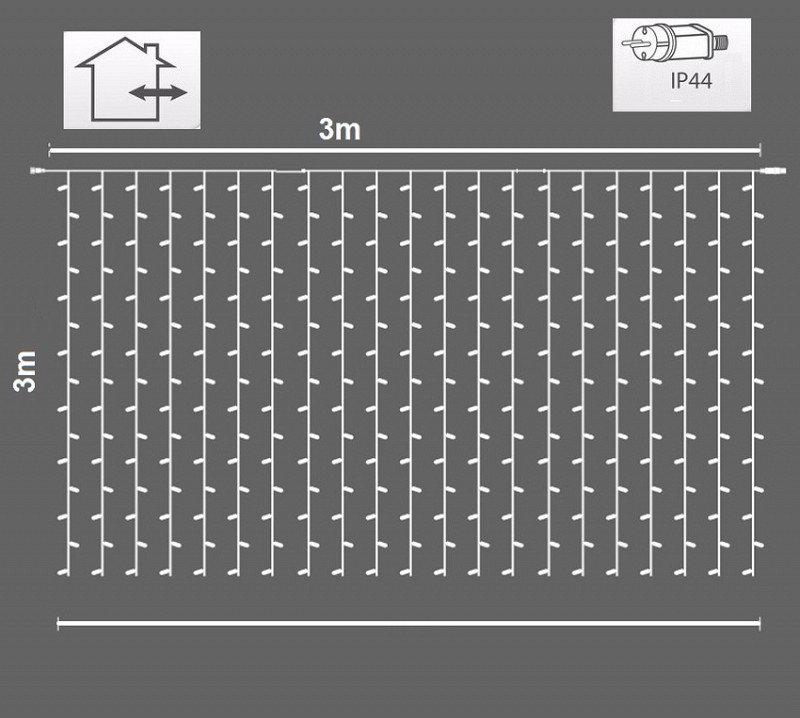  500LED   3x3m    