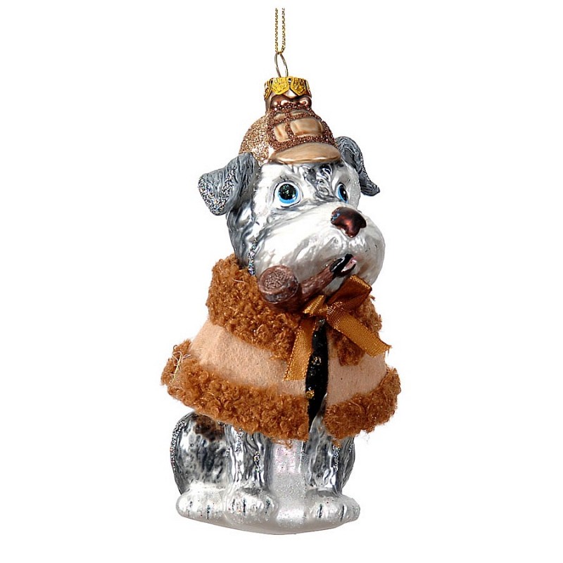  Schnauzer dog 14cm